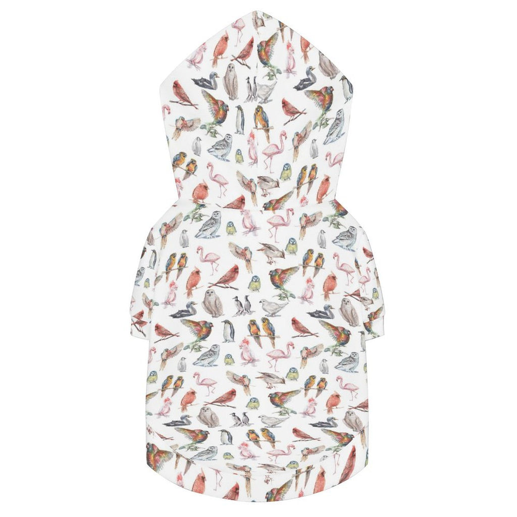 Birds Of A Feather Pet Hoodie (Large Size)