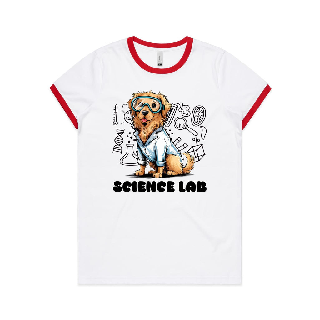 Science Lab AS Colour Women's Ringer Tee