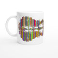 Guitar Reflection In Colour - White 11oz Ceramic Mug Default Title White 11oz Mug Globally Fulfilled Music