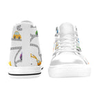 On The Road - Kids High Top Canvas Shoes