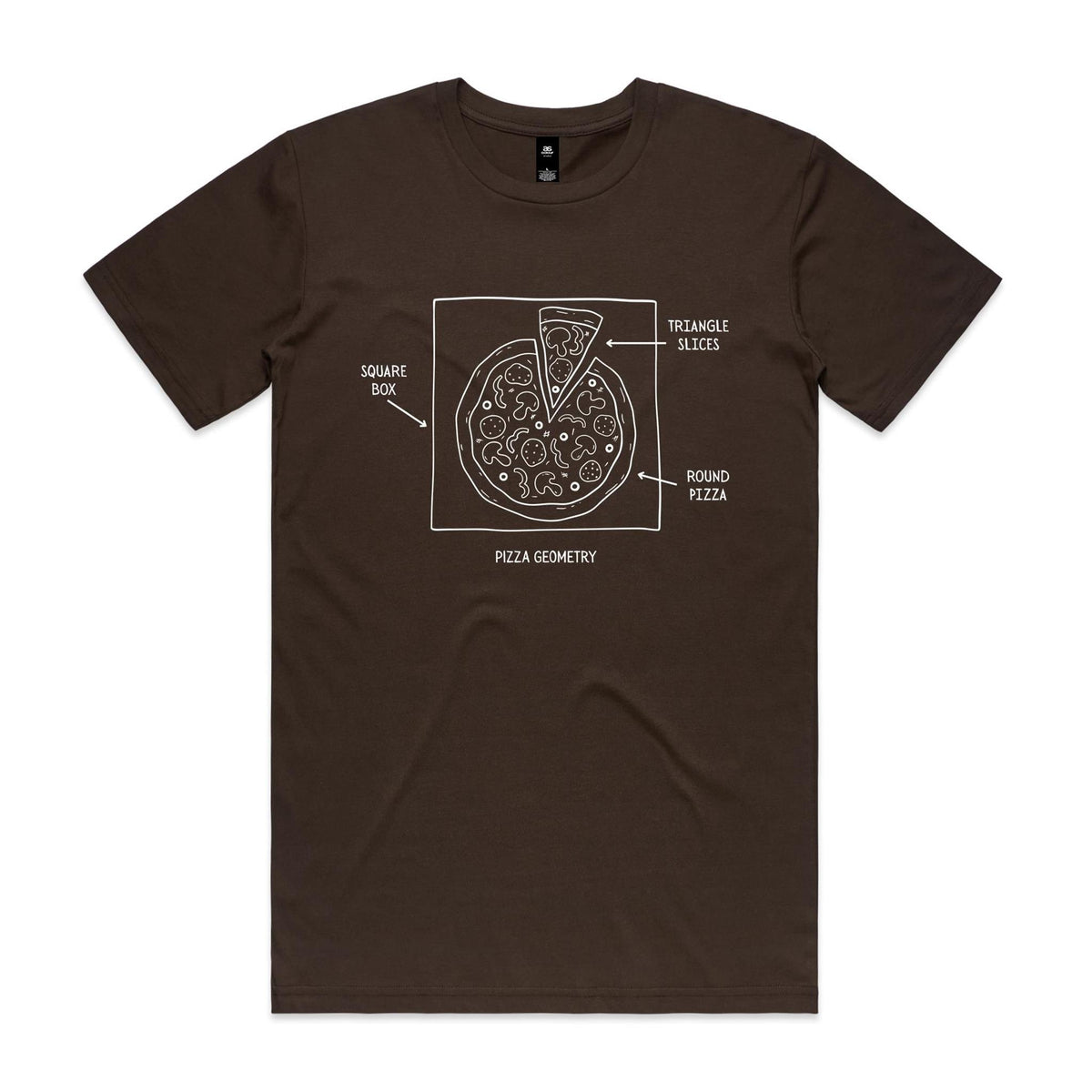 Pizza Geometry Men's AS Colour T-shirt