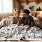 Cat Crowd Colour Your Own Blanket 100×150cm