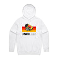 Camera Film, Now We Wait Men's AS Colour Hoodie White Mens Hoodie Printed In Australia Retro