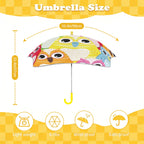 Bright Colourful Owls Kids Safe Round Corner Umbrella Kids Safe Round Corner Umbrella animal Printed Offshore