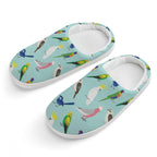 Australian Birds Kids Cotton Slippers white Kids Cotton Slippers Australia Birds Printed Offshore