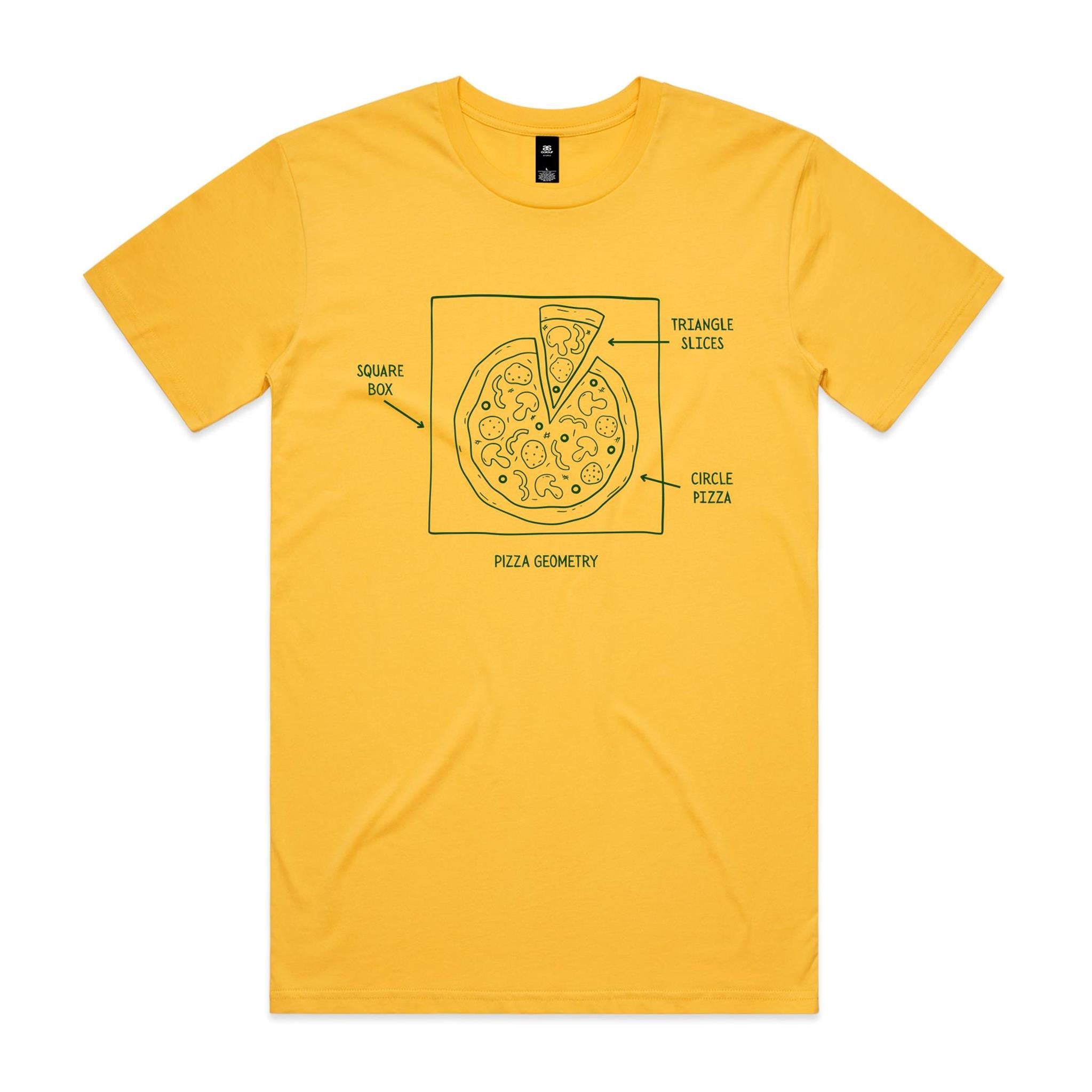 Pizza Geometry Men's AS Colour T-shirt