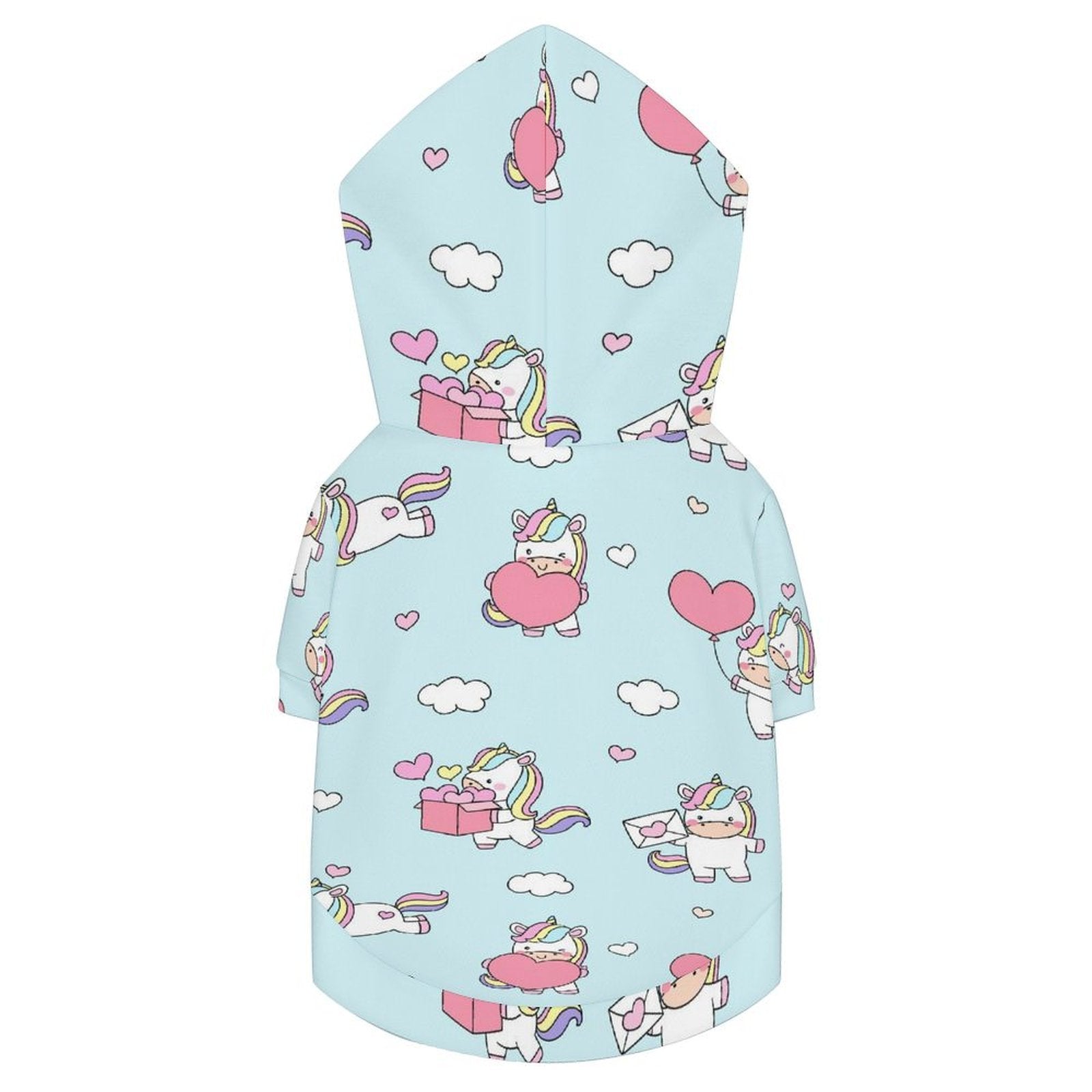 Rainbow Unicorn Pet Hoodie (Small Size)