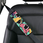 Scary Sharks Car Seat Belt Cover 7''x10'' (Pack of 2) Car Seat Belt Cover 7x10 (Pack of 2) animal Ocean Printed Offshore