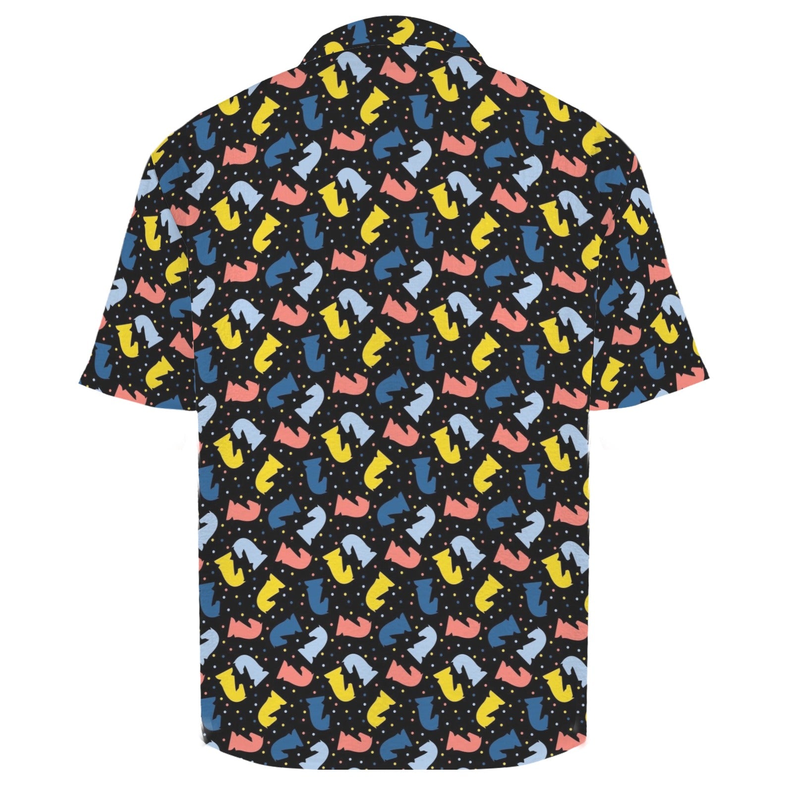 Colourful Chess Men's Crinkle Hawaiian Shirt