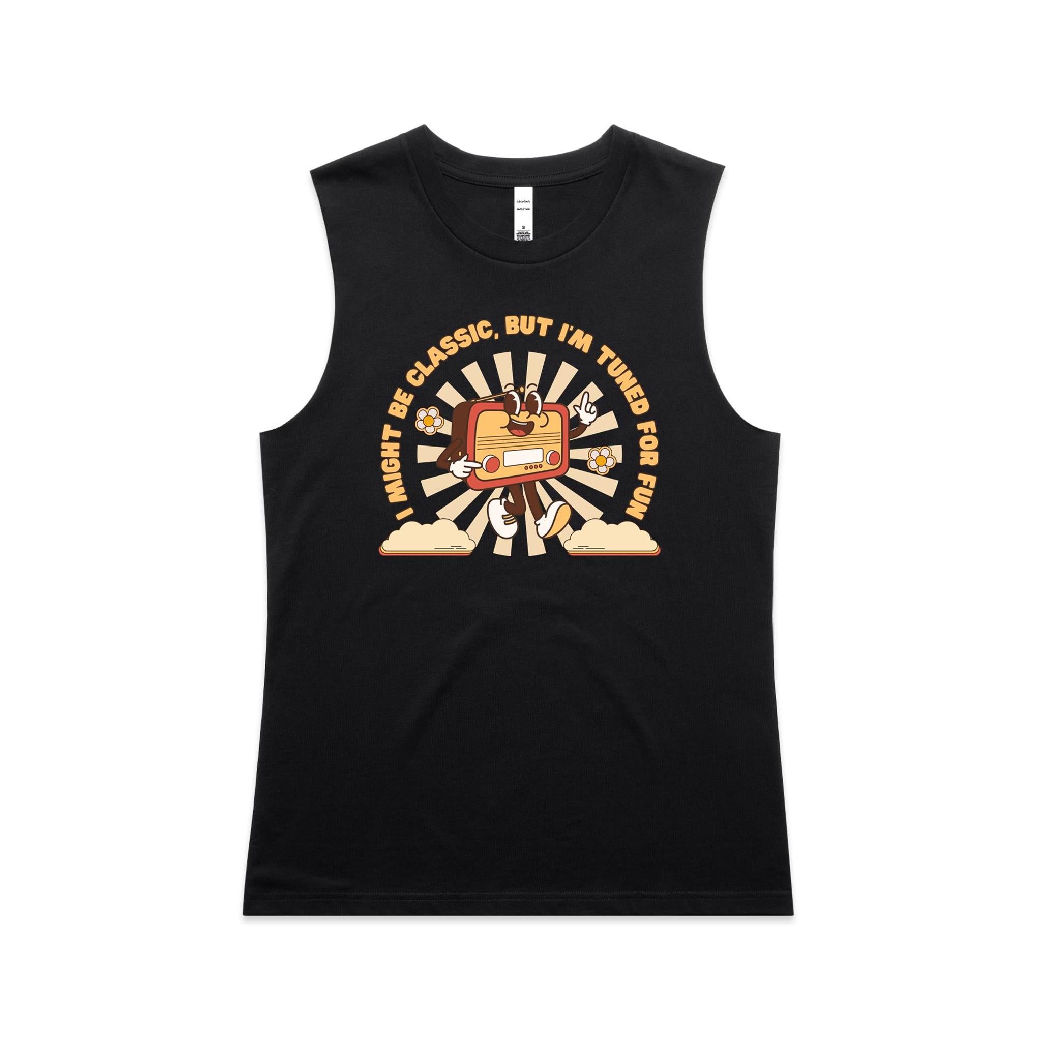 I Might Be Classic, Radio - AS Colour Women's Maple Tank