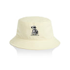 Tortoise, Slow Walking Club - AS Colour Bucket Hat Butter One Size As Colour Bucket Hat animal Printed In Australia