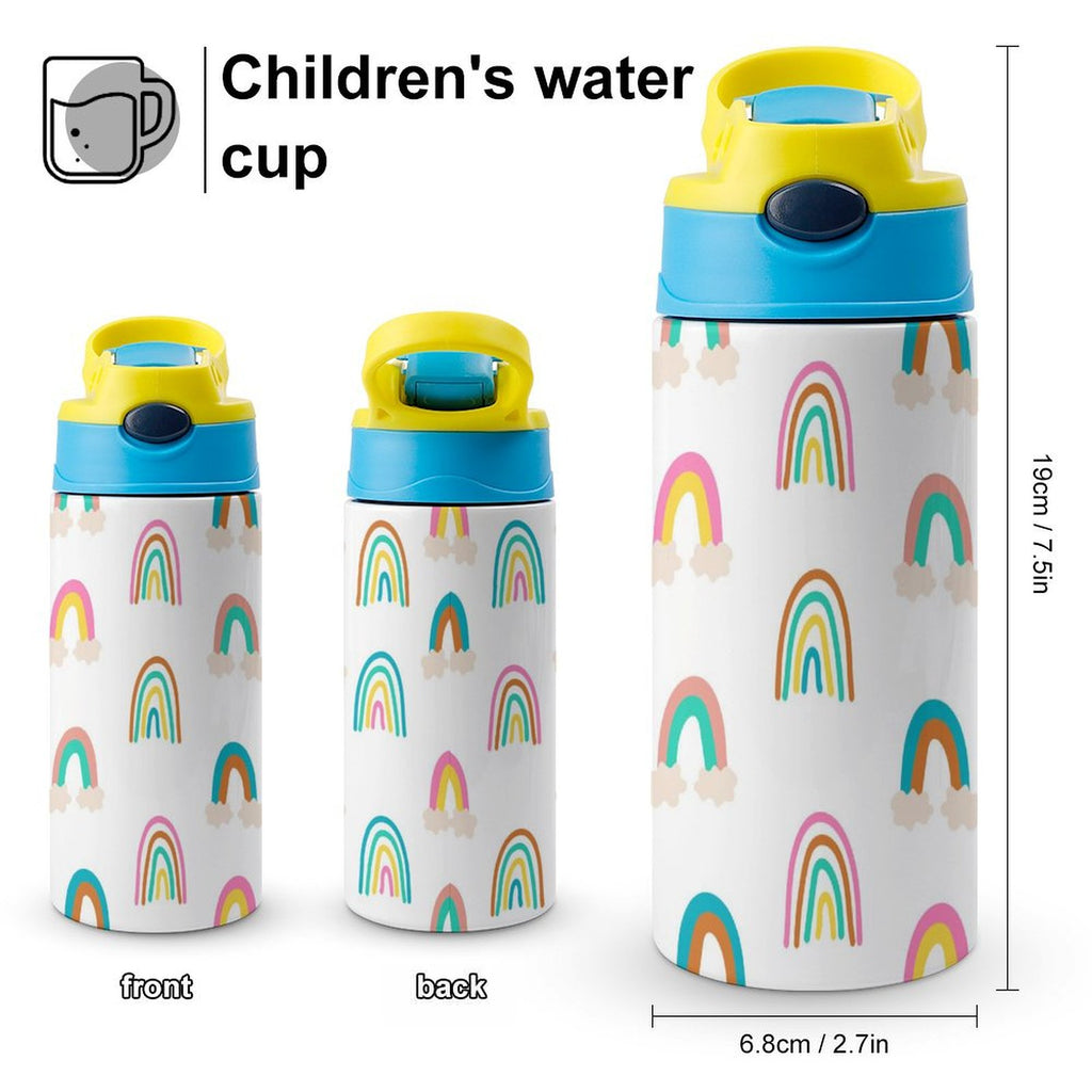 Rainbows - Little Kids Water Bottle Little Kids Water Bottle Printed Offshore