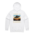 UFO I Want To Leave Men's AS Colour Hoodie