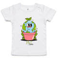 Plant Earth, Baby T-shirt White Baby T-shirt Environment Printed In Australia