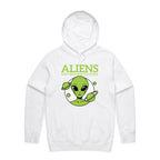 Aliens Don't Believe In You Either Men's AS Colour Hoodie