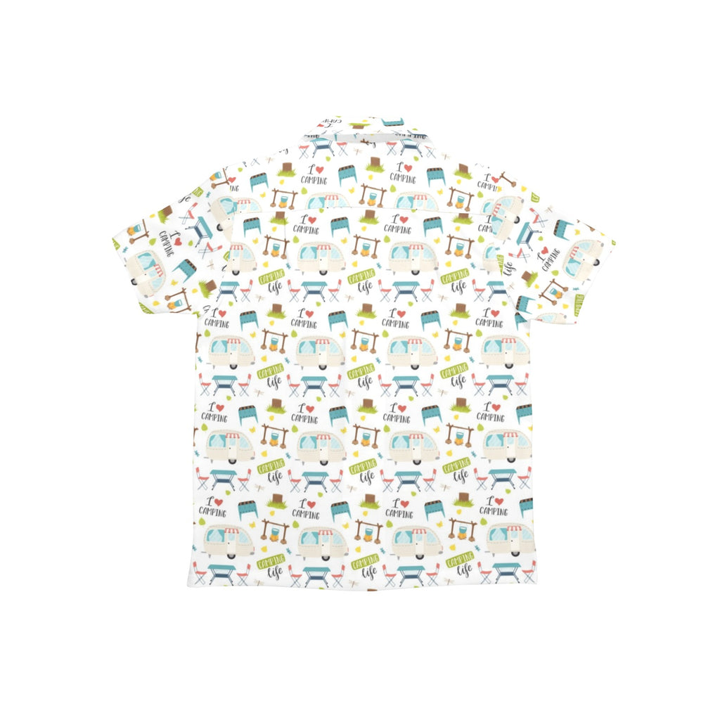 Camping Life - Junior Kids Hawaiian Shirt
