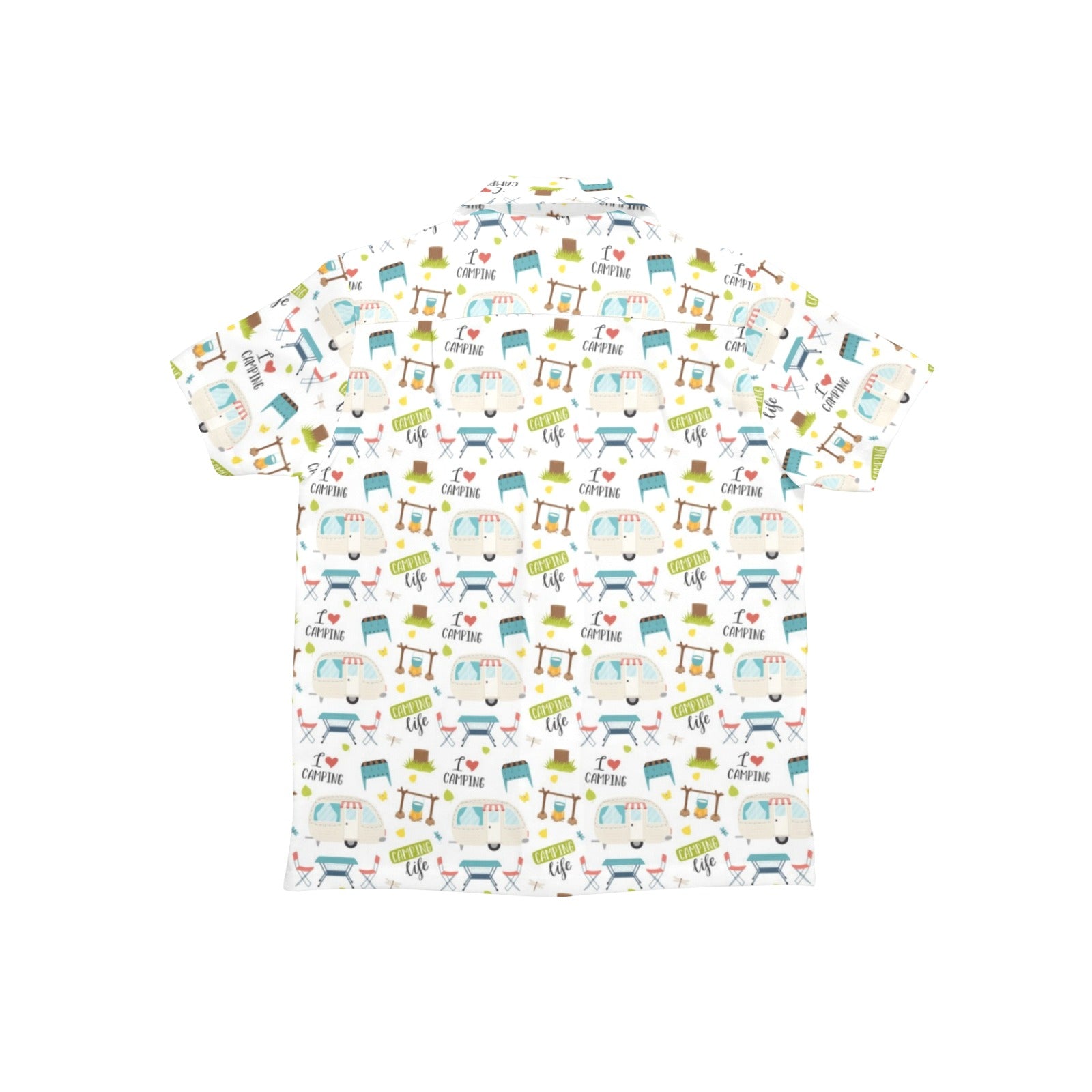 Camping Life - Junior Kids Hawaiian Shirt
