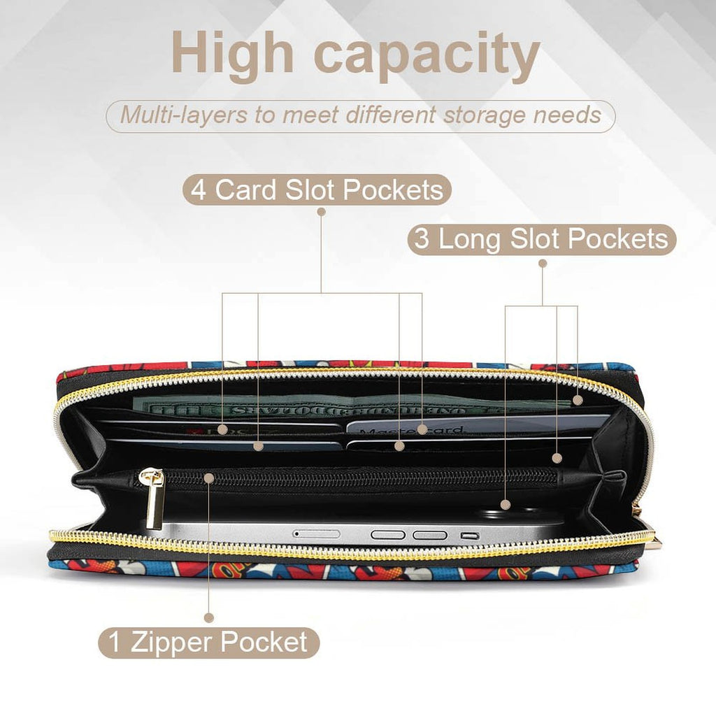 Comic Book Cells -  PU Leather Wallet