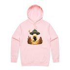 Black Cat Alien UFO Abduction Men's AS Colour Hoodie