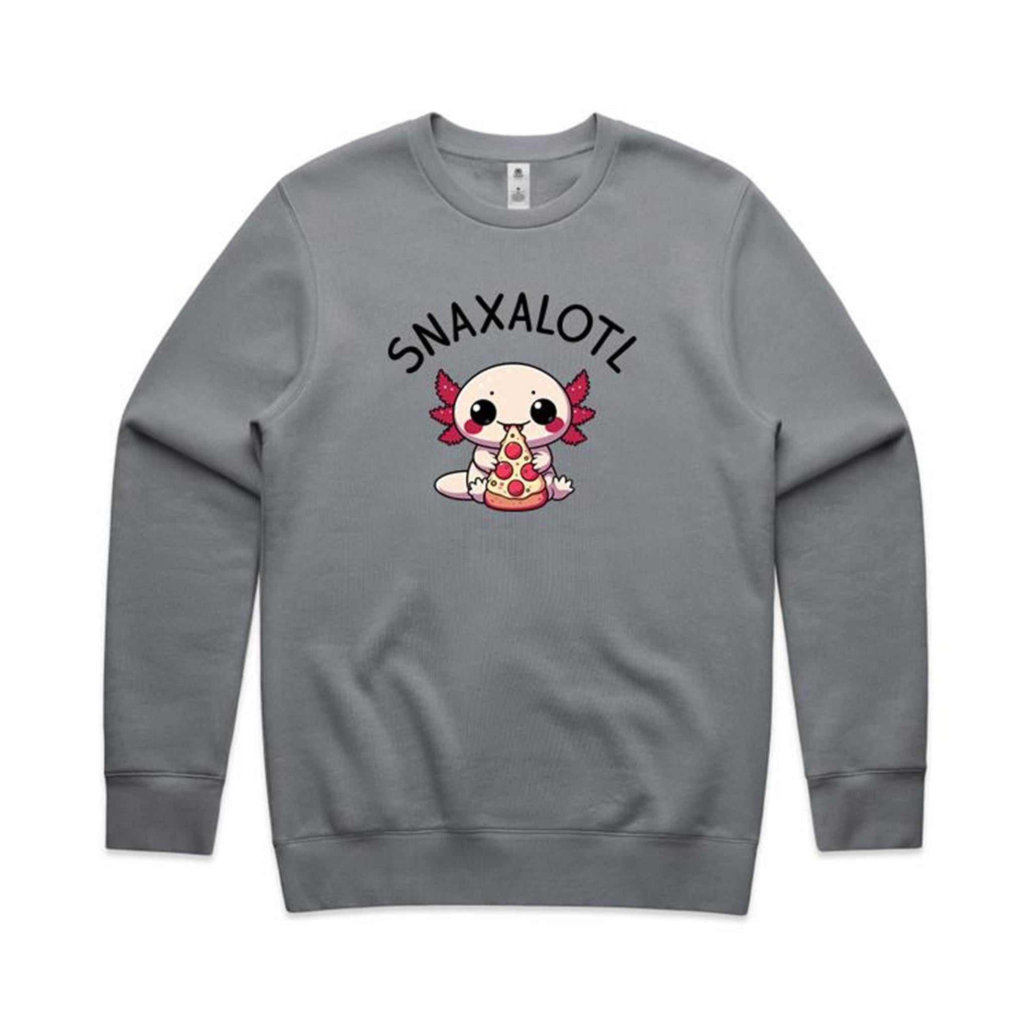Snaxalotl, Axolotl Pizza - AS Colour Sweatshirt