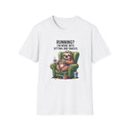 Sloth, Running, I'm More Into Sitting And Snacks - Unisex Softstyle T-Shirt