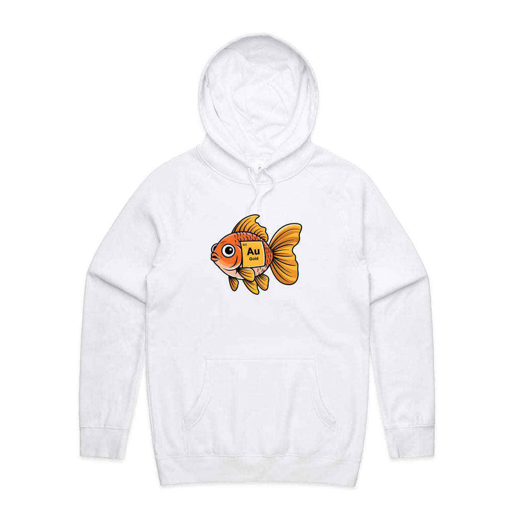 Gold Fish Periodic Table Men's AS Colour Hoodie