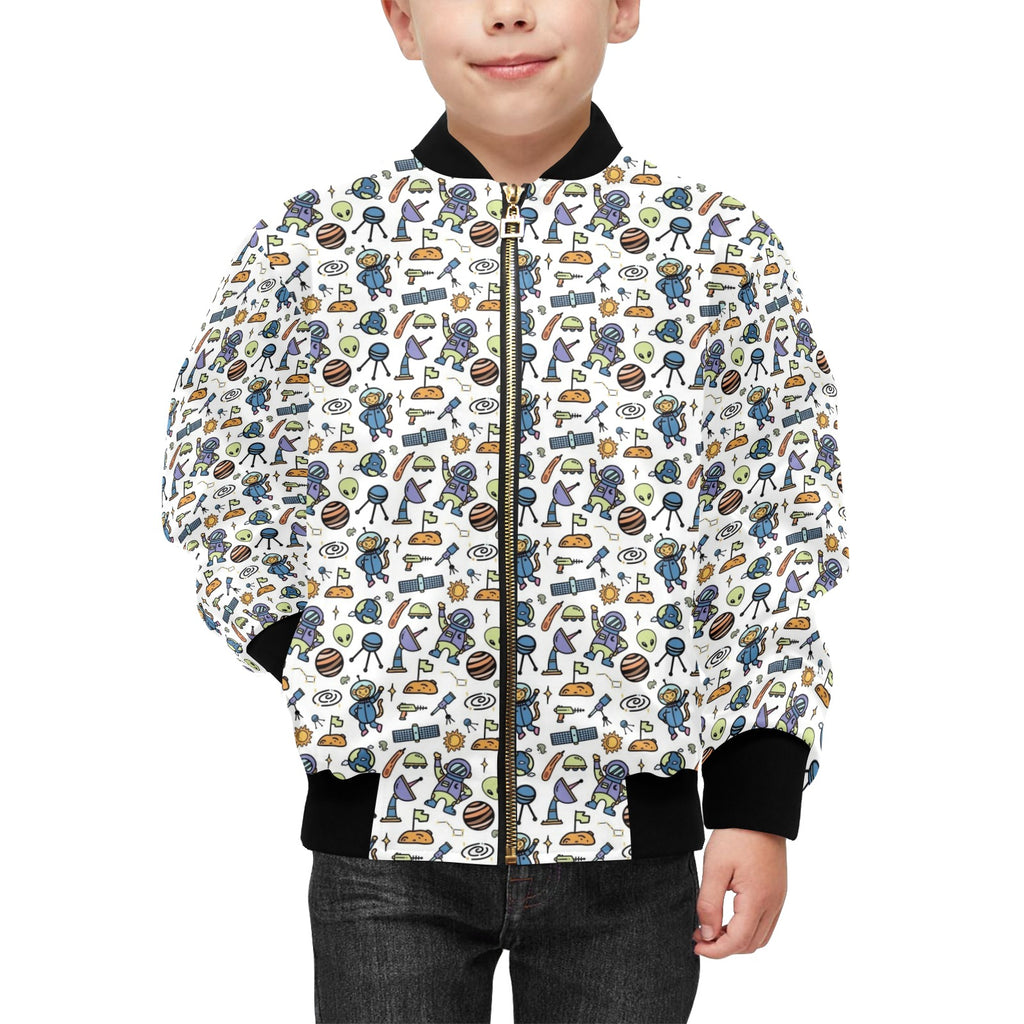 All About Space Kids Bomber Jacket