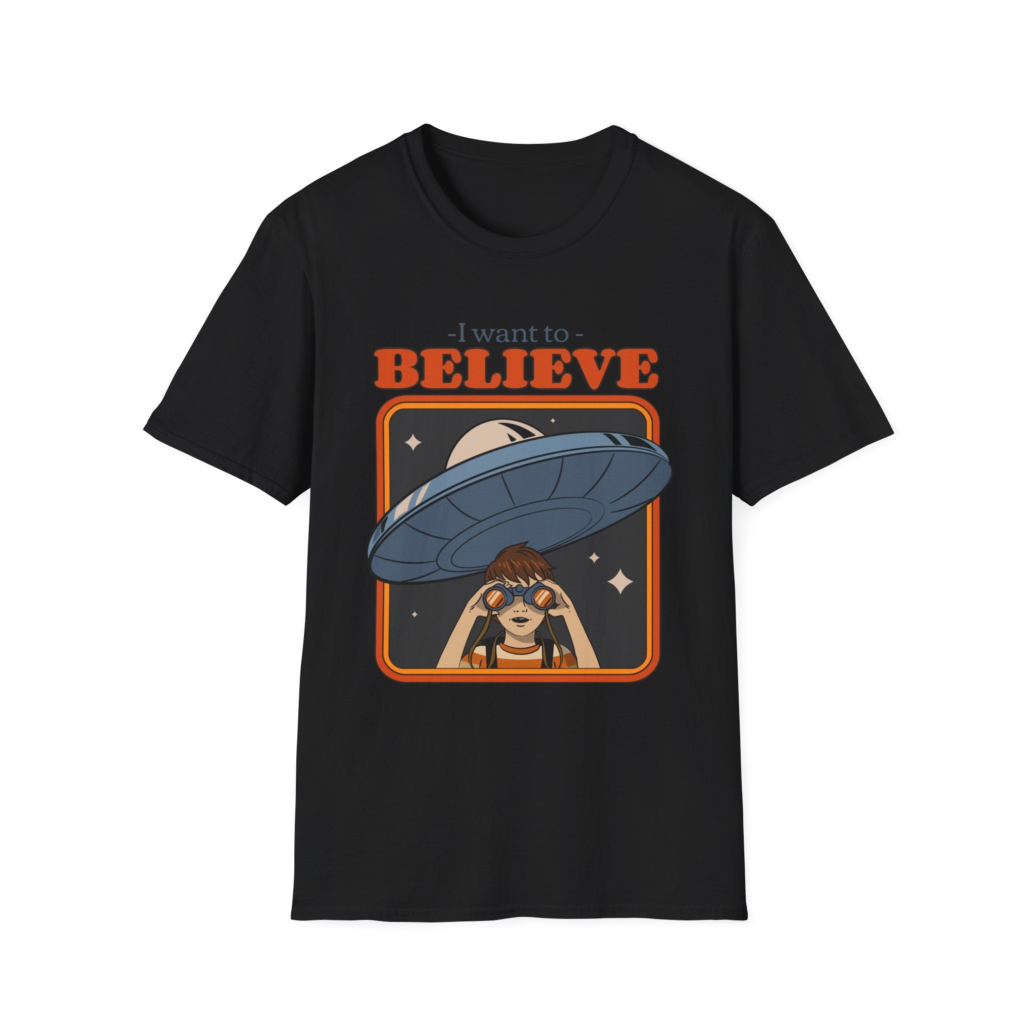 I Want To Believe, UFO - Unisex Softstyle T-Shirt