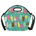 Ice Cream Neoprene Lunch Bag One Size Neoprene Lunch Bag Food Printed Offshore