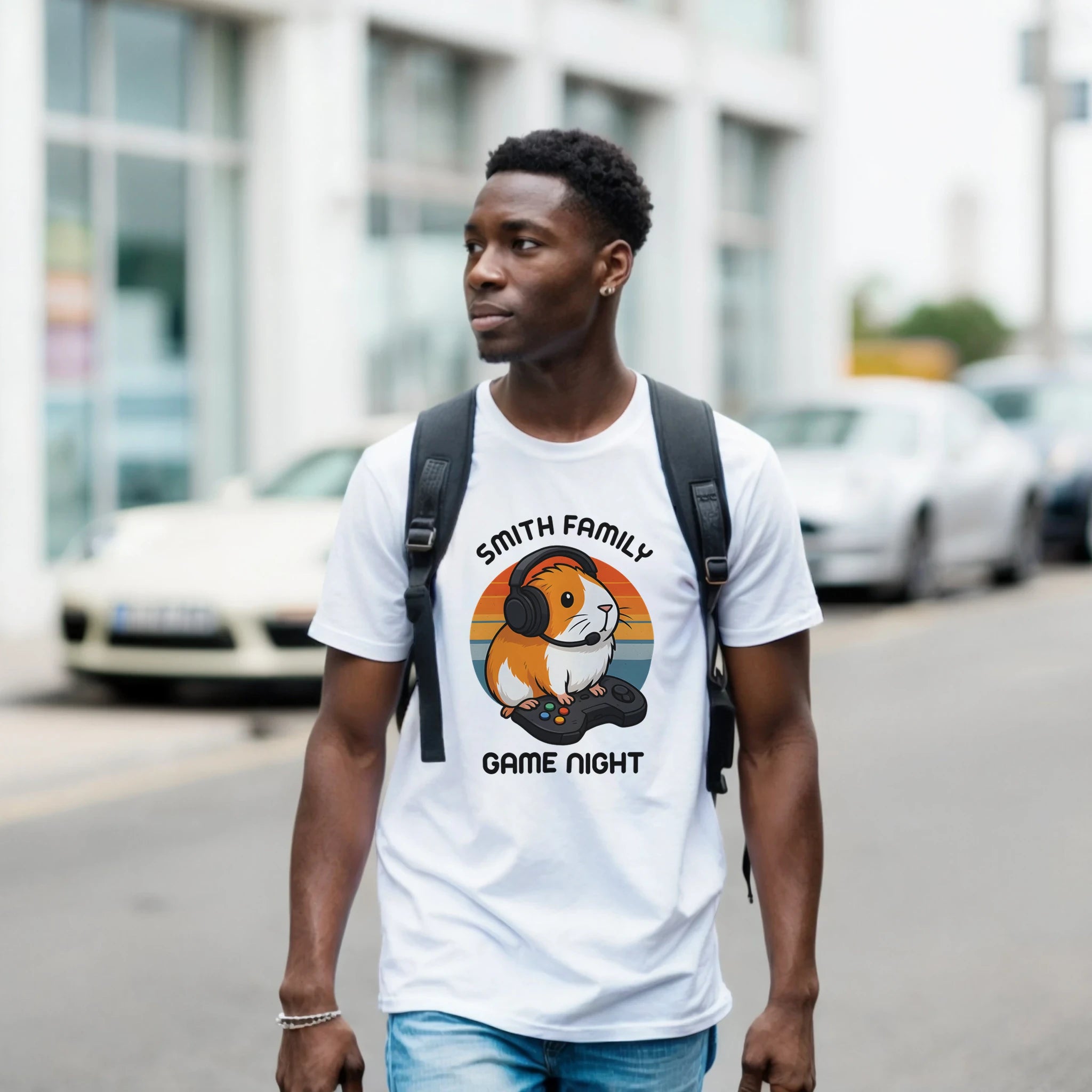 Family Game Night - Personalised T-shirt Personalised T-shirt customise Games Globally Fulfilled personalise