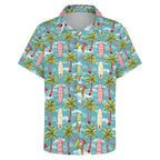 Summer Surf Women's Short-Sleeve Button Up Shirt Women's Short-Sleeve Button Up Shirt Printed Offshore Surf
