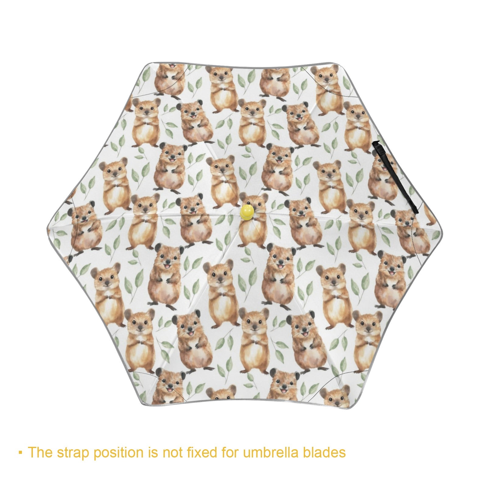 Quokkas Kids Safe Round Corner Umbrella Kids Safe Round Corner Umbrella animal Printed Offshore