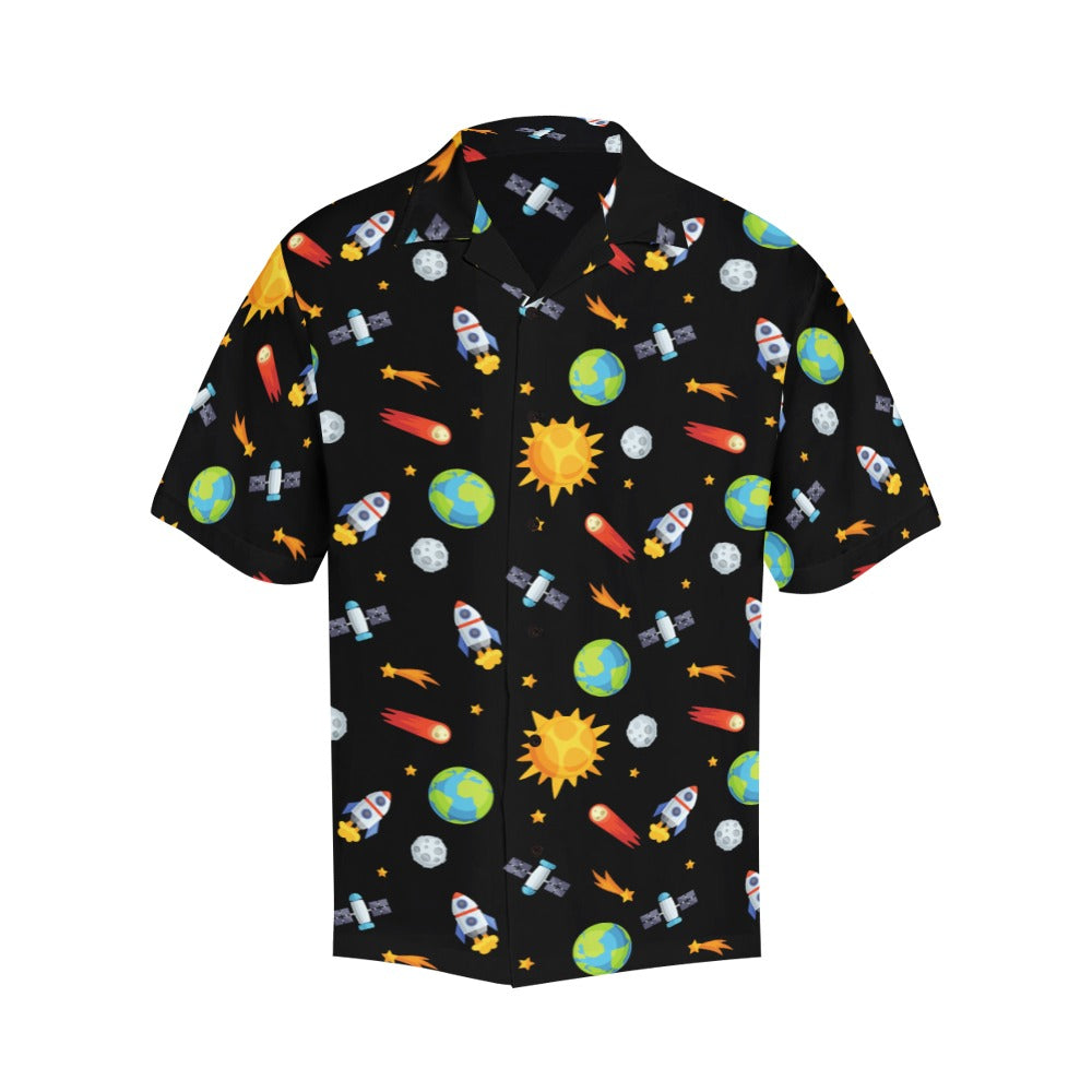 Busy Space - Mens Hawaiian Shirt
