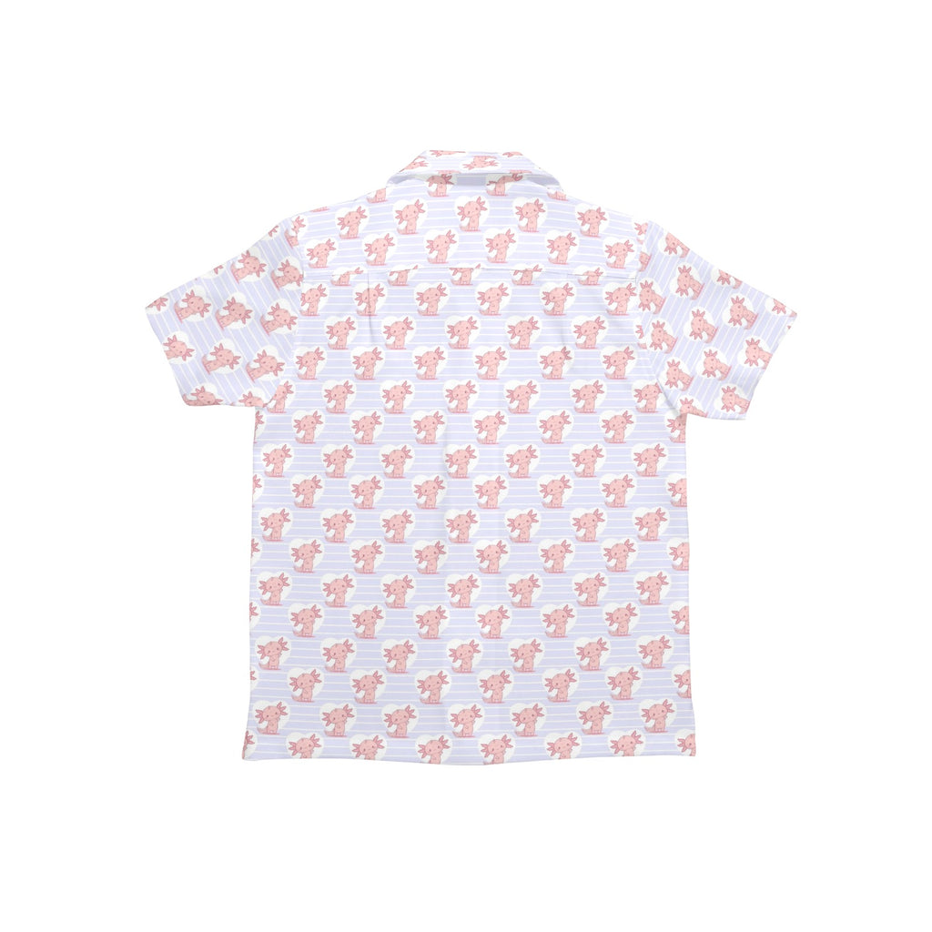 Axolotl Love Junior Kids Hawaiian Shirt