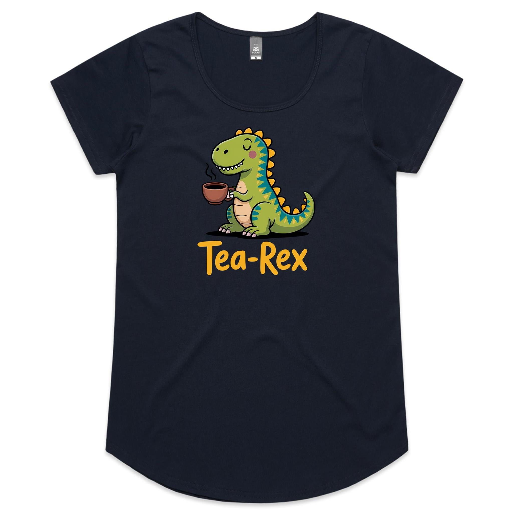 Tea-Rex - Womens Scoop Neck T-Shirt