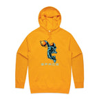 Astronaut Basketball - Mens Hoodie Gold Mens Hoodie Printed In Australia Space