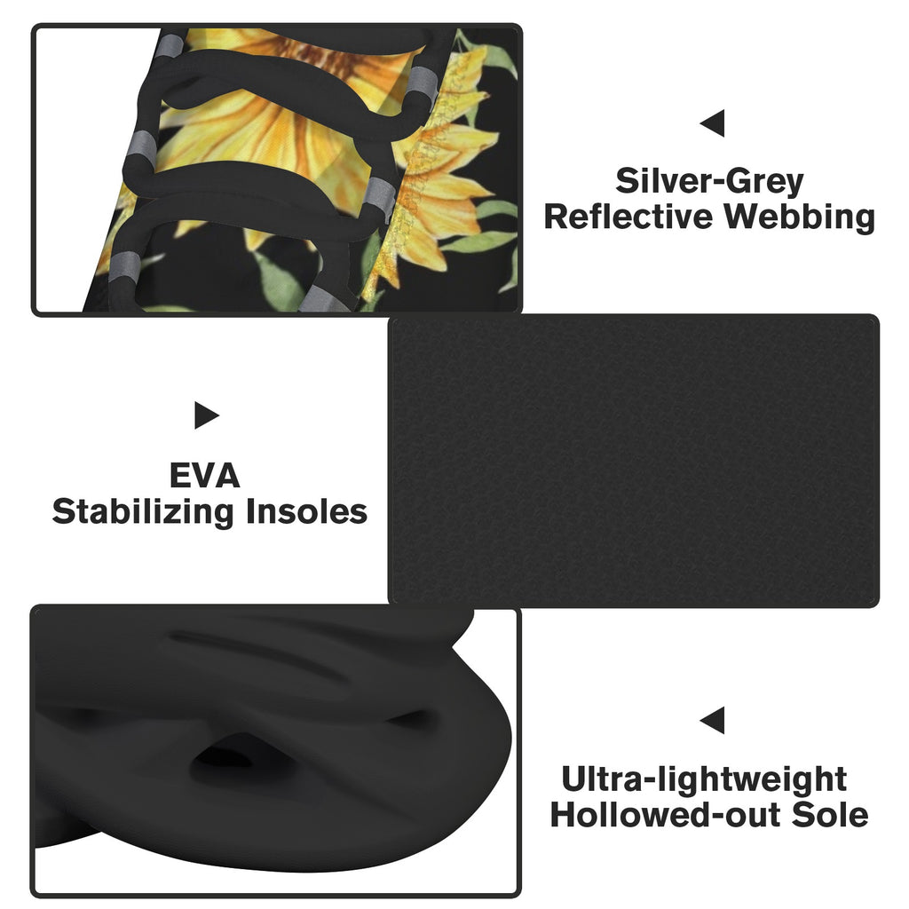 Painted Sunflowers Women's Twisted Sole Sneakers