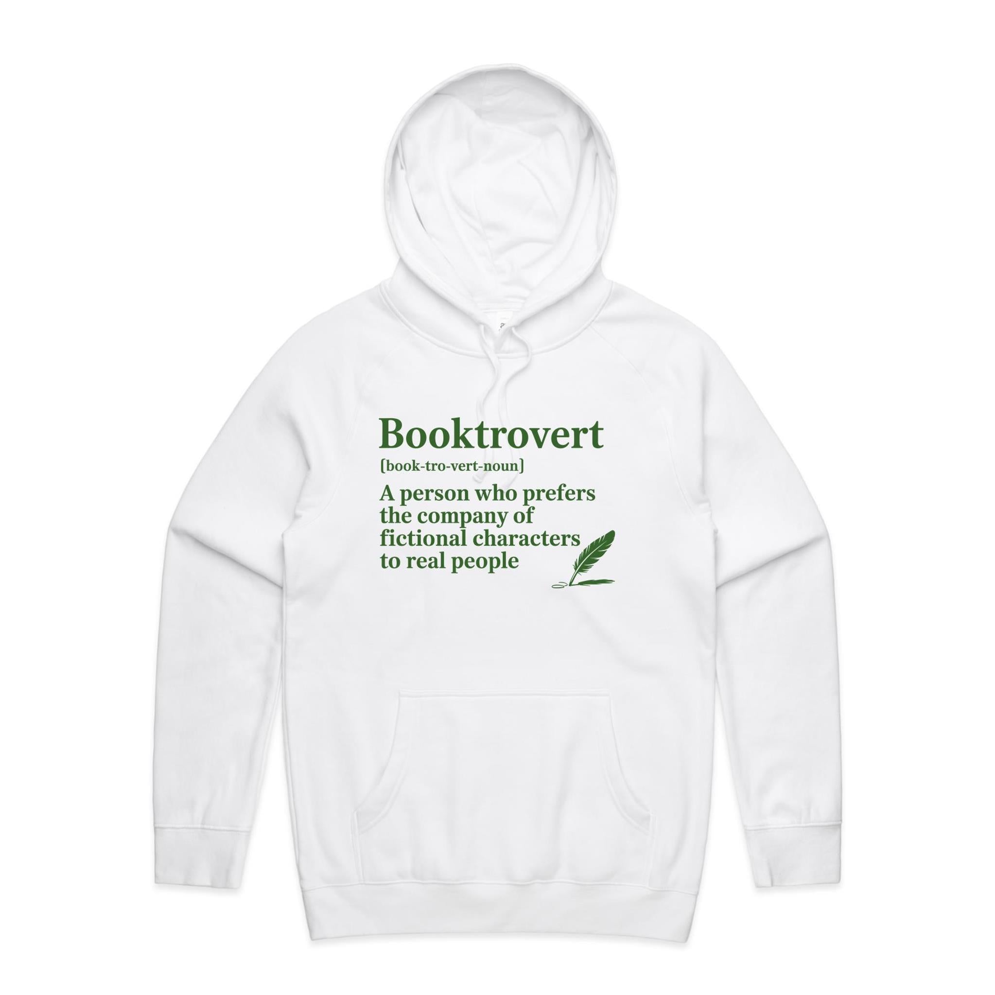 Booktrovert, Book Introvert - Mens Hoodie