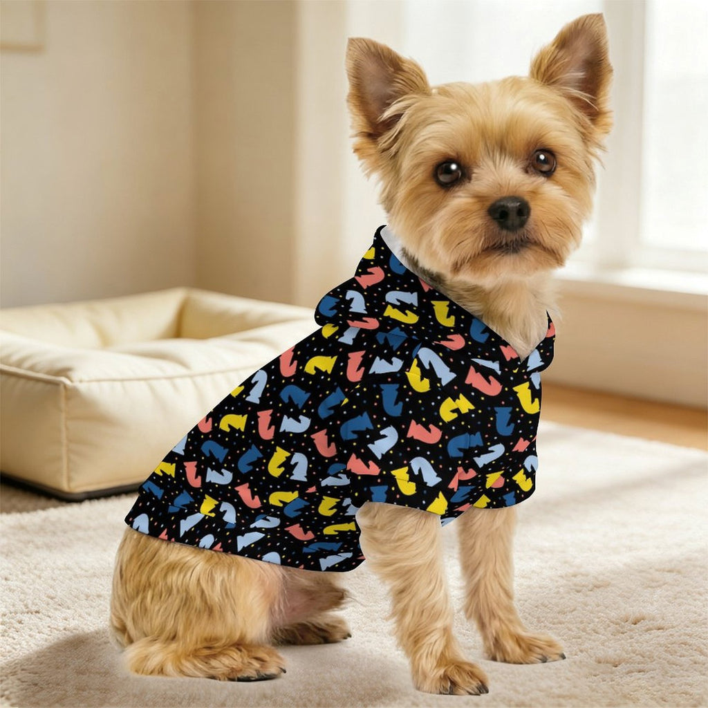 Colourful Chess Pet Hoodie (Small Size)
