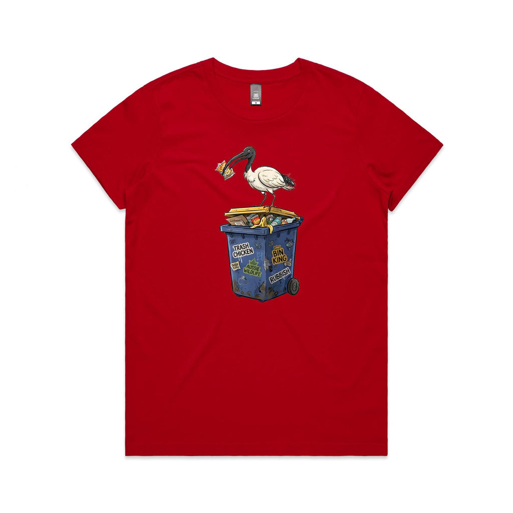 Bin Chicken Australian Ibis Women's AS Colour T-shirt