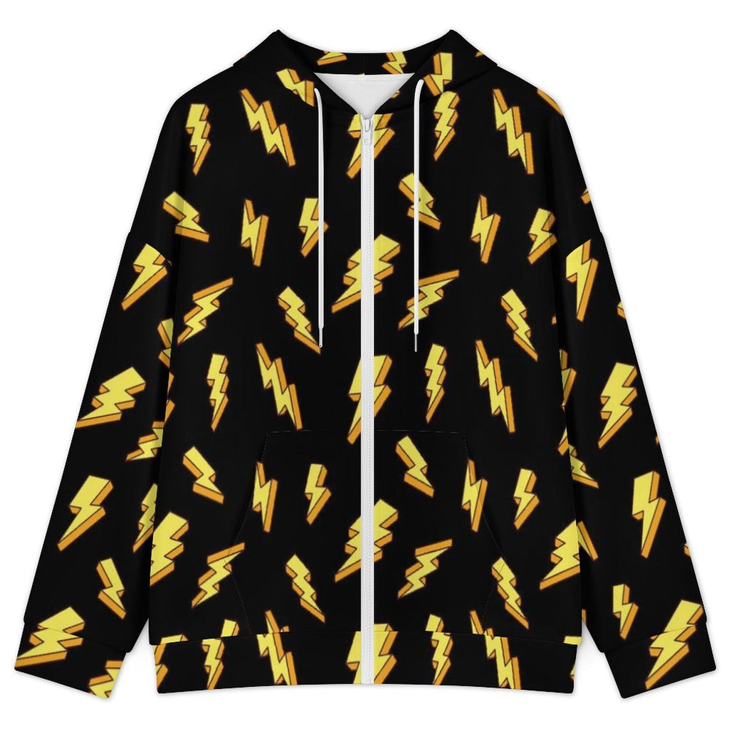 Lightning Bolts Women's Full-Zip Hoodie