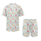Ukulele Men's Hawaiian Shirt & Shorts Set Men's Hawaiian Shirt & Shorts Set Music Printed Offshore