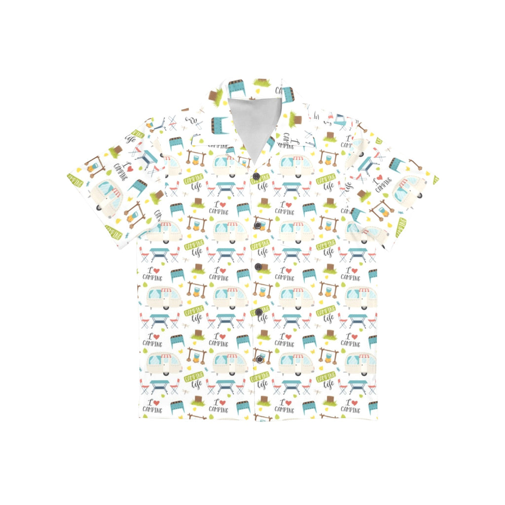 Camping Life - Junior Kids Hawaiian Shirt