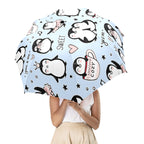 Penguin Love - Semi-Automatic Foldable Umbrella (Model U12) Semi-Automatic Foldable Umbrella (U12)