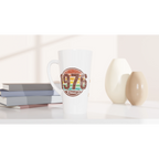 Personalised 1976 Classic White Latte 17oz Ceramic Mug Personalised Latte Mug Globally Fulfilled