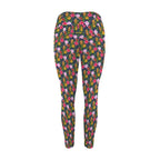 Tropical Floral Women's High Waist Pockets Yoga Leggings Women's High Waist Pockets Yoga Leggings Plants Printed Offshore