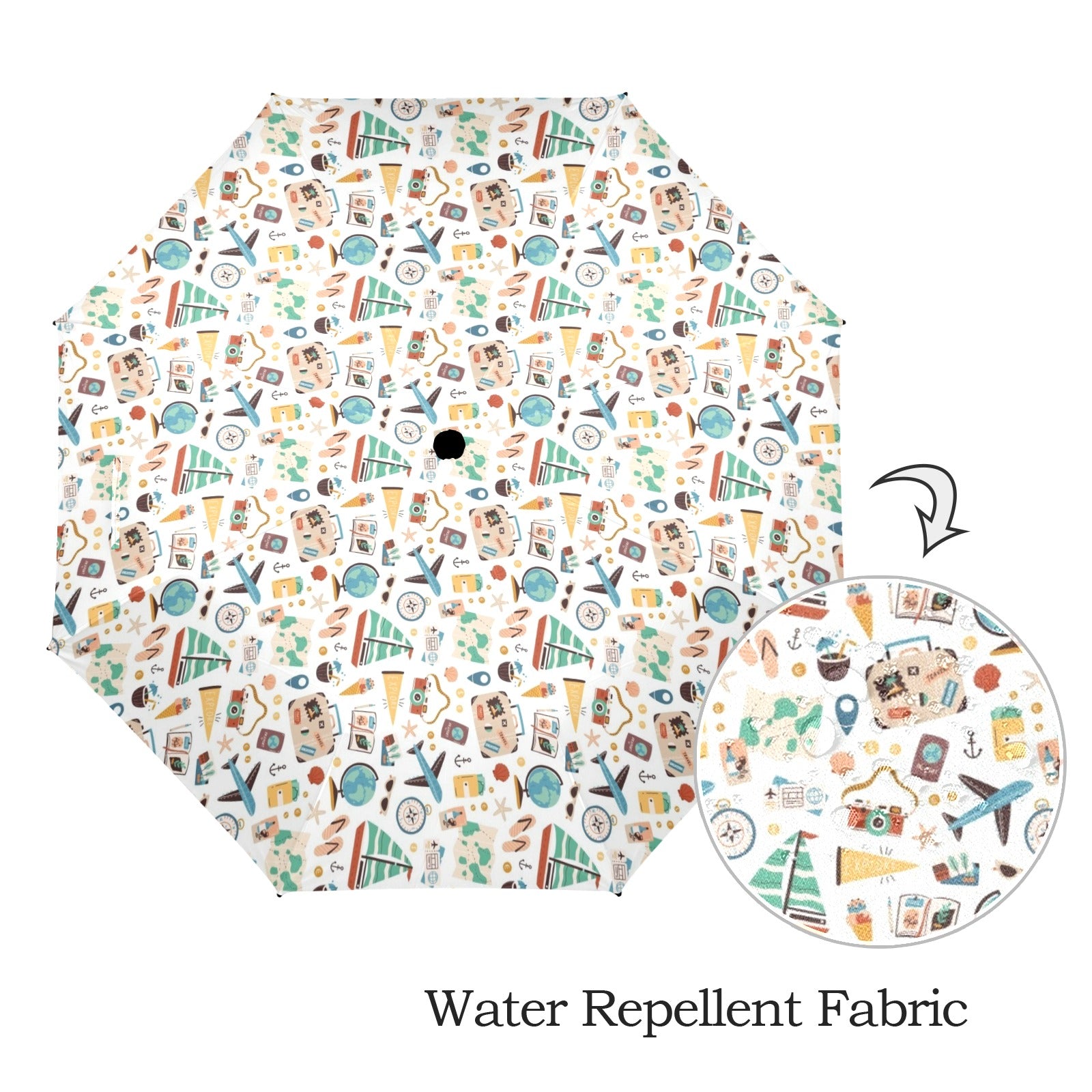 Travel And Explore - Umbrella Umbrella Printed Offshore