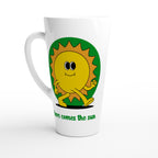 Here Comes The Sun - White Latte 17oz Ceramic Mug Default Title Latte Mug Globally Fulfilled Summer