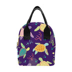 Turtles - Zipper Lunch Bag One Size Zipper Lunch Bag Printed Offshore