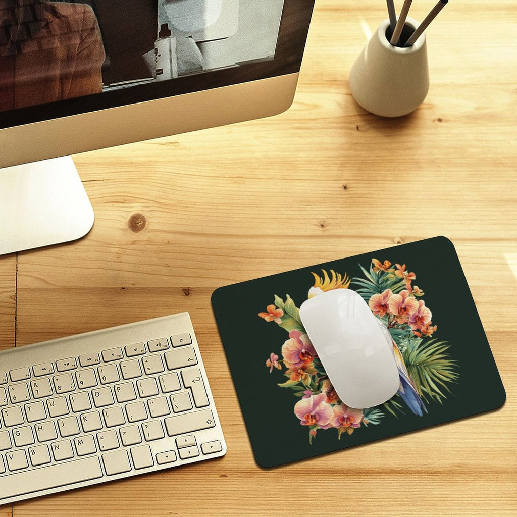 Cockatoo Leather Mouse Pad Leather Mouse Pad animal Printed Offshore